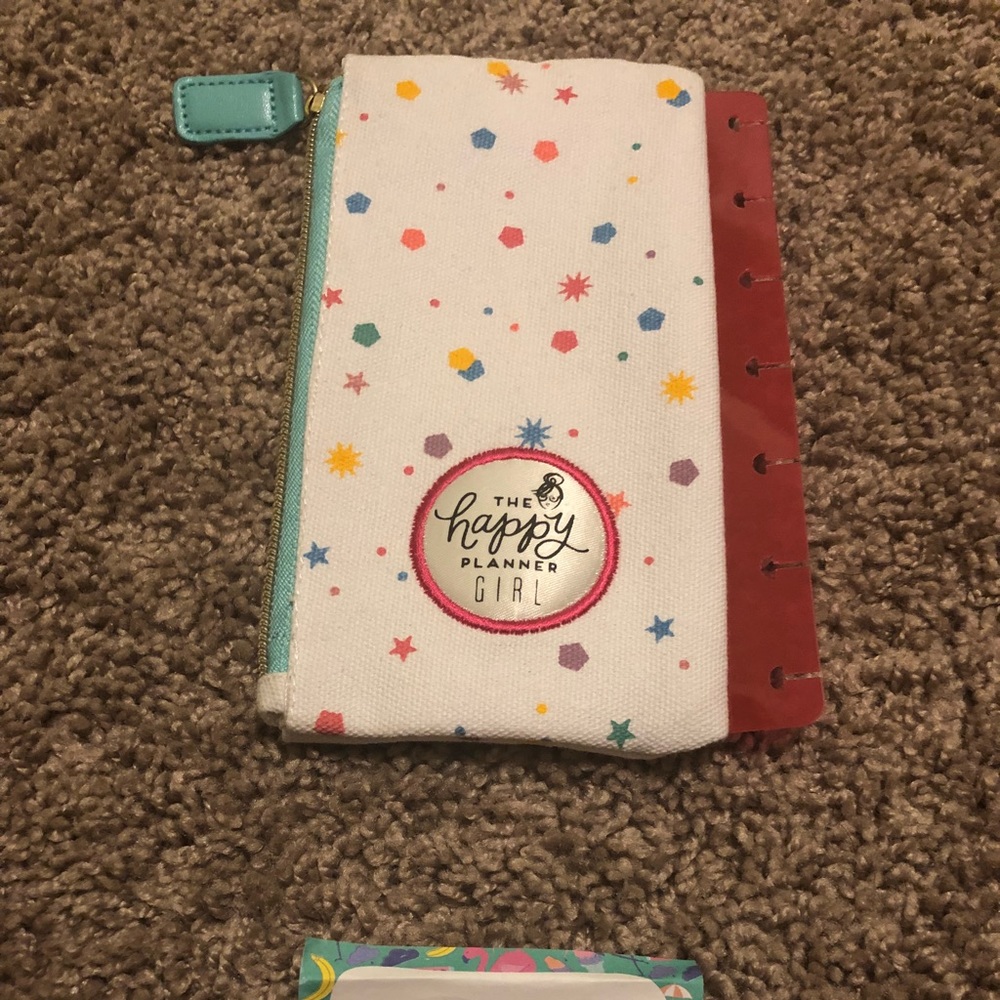 Mini happy planner snap in pencil pouch